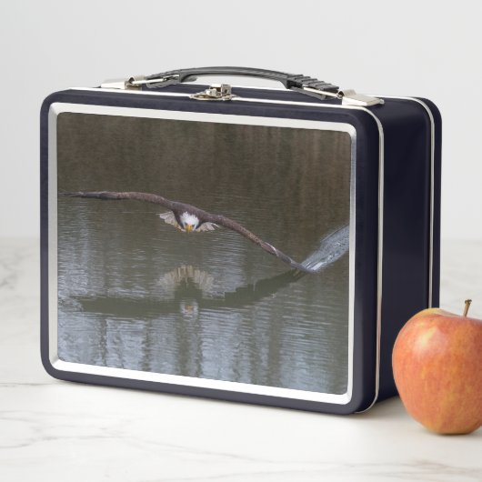 Bald Adler im Flug Metall Brotdose (Beispiel)