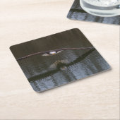 Bald Adler im Flug Rechteckiger Pappuntersetzer (angewinkelt)