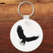 Bald Adler im Flug Schlüsselanhänger (Vorderseite)