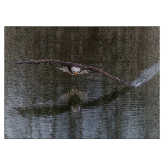 Bald Adler im Flug Schneidebrett (Vorderseite)