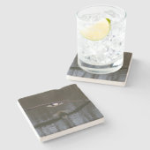 Bald Adler im Flug Steinuntersetzer (Seitenansicht)