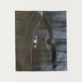 Bald Adler im Flug Wandteppich (Vorderseite)