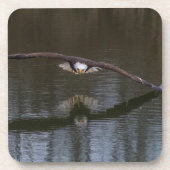 Bald Adler in Flight Beverage Coaster Getränkeuntersetzer (Vorderseite)