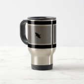 Bald Adler in Flight Travel Mug Reisebecher (Vorderseite Links)