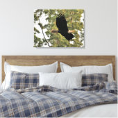 Bald-Adler in Wald Leinwanddruck (Insitu (Schlafzimmer))