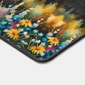 Bald-Adler-Jagd auf Wildblumen Schreibtischunterlage (Ecke)