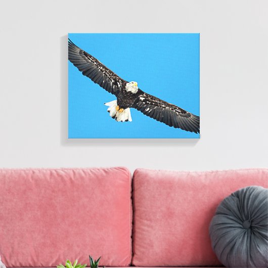 Bald-Adler Leinwanddruck (Insitu (Wohnzimmer))
