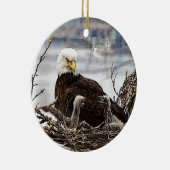 Bald-Adler mit Adlern Keramikornament (Rechts)