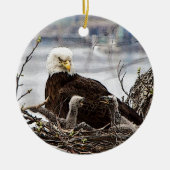 Bald-Adler mit Adlern Keramikornament (Vorne)