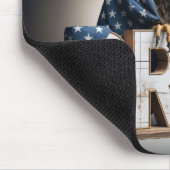 Bald Adler mit Bettenzeichen Mousepad (Ecke)