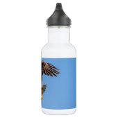 Bald-Adler mit Fisch Edelstahlflasche (Rechts)