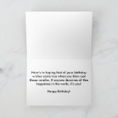 Bald-Adler mit Fisch Karte (Innenseite)