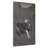 Bald-Adler mit Fisch Klemmbrett (Rechts)