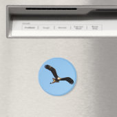 Bald Adler mit Fisch Magnet (In Situ (Geschirrspüler))