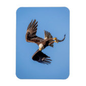 Bald-Adler mit Fisch Magnet (Vertikal)