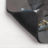 Bald-Adler mit Fisch Mousepad (Ecke)