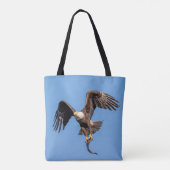 Bald-Adler mit Fisch Tasche (Rückseite)
