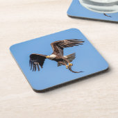 Bald-Adler mit Fisch Untersetzer (Linke Seite)