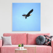 Bald Adler mit Fischfang Leinwanddruck (Insitu (Wohnzimmer))