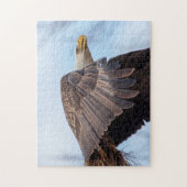Bald-Adler mit Heu Puzzle (Vertikal)