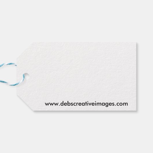 Bald-Adler mit Katfisch Geschenkanhänger (Rückseite Horizontal)