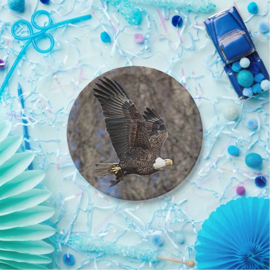 Bald-Adler mit Katfisch Pappteller (Party)