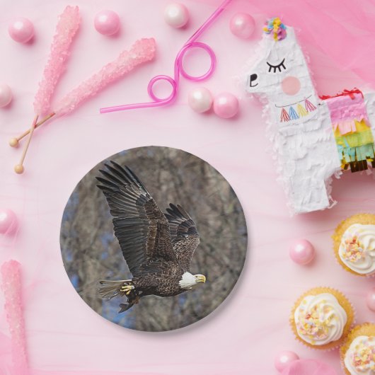 Bald-Adler mit Katfisch Pappteller (Party)