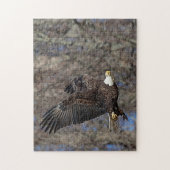 Bald-Adler mit Katfisch Puzzle (Vertikal)