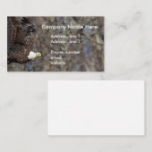 Bald-Adler mit Katfisch Visitenkarte (Vorne/Hinten)