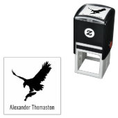 Bald-Adler mit Prey-Silhouette #2 Permastempel (Beispiel)