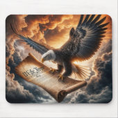 Bald-Adler mit US-Verfassung fliegen Mousepad (Vorne)