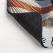 Bald Adler mit Wählzeichen Mousepad (Ecke)