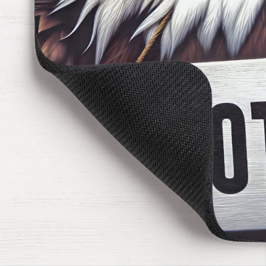 Bald Adler mit Wählzeichen Mousepad (Ecke)