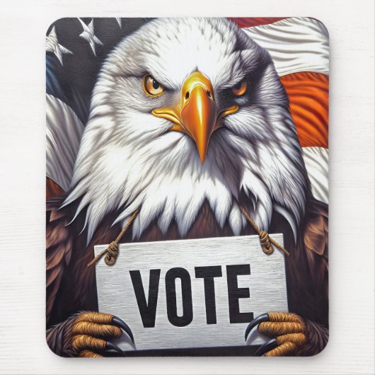 Bald Adler mit Wählzeichen Mousepad (Vorne)