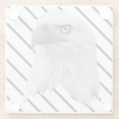 Bald-Adler-Ölfarbe, Glasuntersetzer (Rückseite)