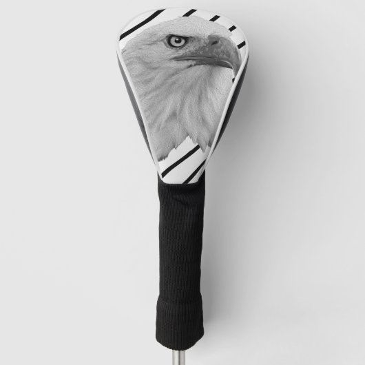 Bald-Adler-Ölfarbe, Golf Headcover (Vorderseite)