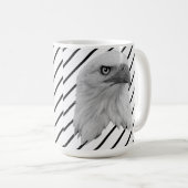 Bald-Adler-Ölfarbe, Kaffeetasse (VorderseiteRechts)