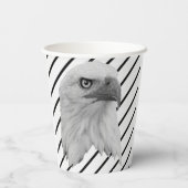 Bald-Adler-Ölfarbe, Pappbecher (Rückseite)