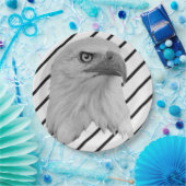 Bald-Adler-Ölfarbe, Pappteller (Party)