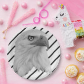 Bald-Adler-Ölfarbe, Pappteller (Party)
