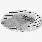 Bald-Adler-Ölfarbe, Pappteller (Schrägansicht)