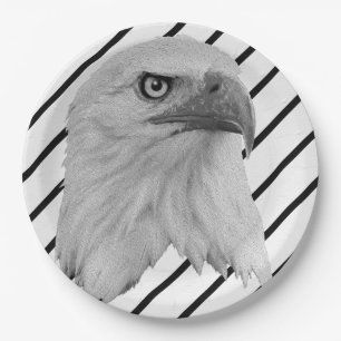 Bald-Adler-Ölfarbe, Pappteller