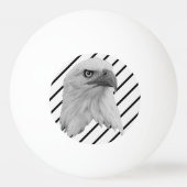 Bald-Adler-Ölfarbe, Tischtennisball (Rückseite)