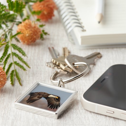 Bald-Adler Schlüsselanhänger (Seite)