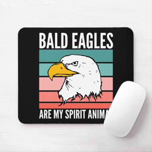 Bald Adler sind mein Geist Tier Mousepad (Mit Mouse)