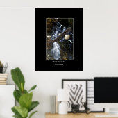 Bald Adler, Spirit Bear & Water Fall Art Poster (Heimbüro)
