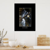 Bald Adler, Spirit Bear & Water Fall Art Poster (Küche)