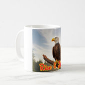 Bald Adler: Symbol der Freiheit Kaffeetasse (Vorderseite Links)