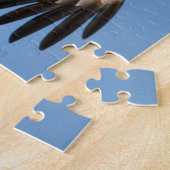 Bald-Adler taucht ins Wasser Puzzle (Seite)