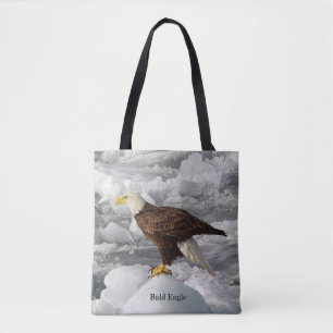 Bald-Adler über Totenbeutel Tasche